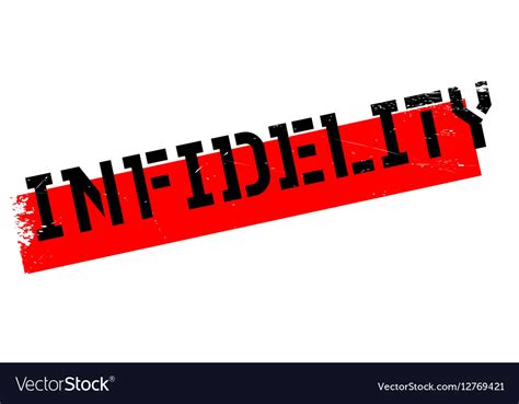 Infidelity Rubber Stamp Royalty Free Vector Image