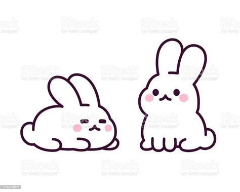 Cute Cartoon Rabbits Stock Illustration Download Image Now Istock