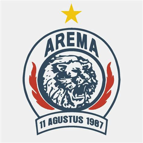 Arema Indonesia Logo Silver Blue マラン ライオン ハスキー バットマン 動物
