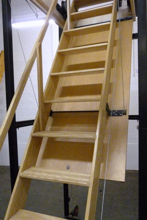 No need for motorised system or electrics. Attic Pull Down Stairs Heavy Duty • Attic Ideas
