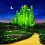 Emerald City Evening Wizard Of Oz Backdrop Yellow Brick Road  Etsy