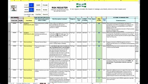 Each column includes the corresponding risk value or rating. 10 Risk assessment Template Excel - Excel Templates ...