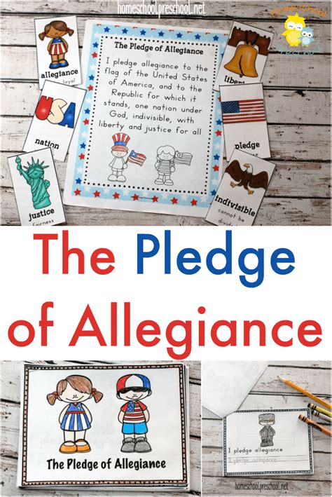 I pledge allegiance to the flag of the united states of america and to the republic for which it stands one the flag of the united states replace the words my flag in 1923. Free Pledge of Allegiance Printables