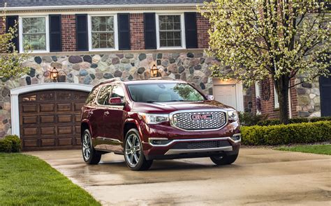 Download Wallpapers Gmc Acadia Denali 2018 Luxury Suv 4k American