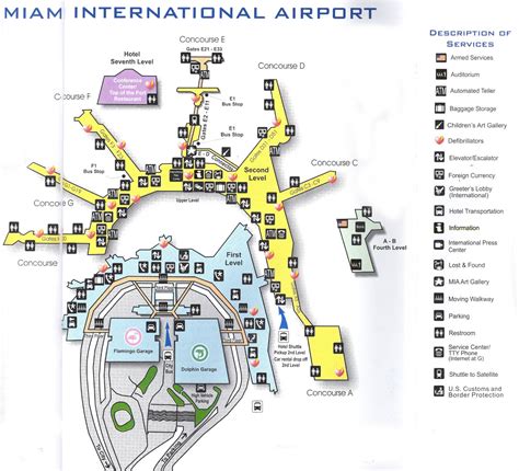 Miami International Airport Map Images And Photos Finder