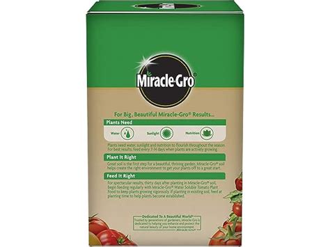 Miracle Gro Plant Food Tomato Fertilizer 6 Pack 15 Lb