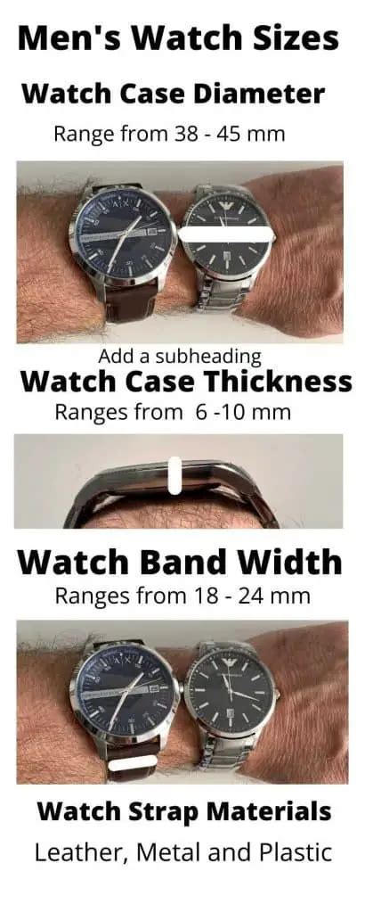 Mens Watch Sizes Best Guide 2023