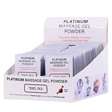50 X Premium Nuru Massage Gel Powder 5g Travel Sachet Makes 500ml 169 Fl Oz Made In Japan