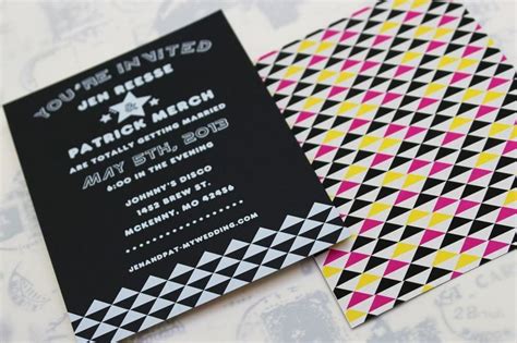 Retro 80's Theme Wedding Invitation Design Fee | Etsy | Custom wedding