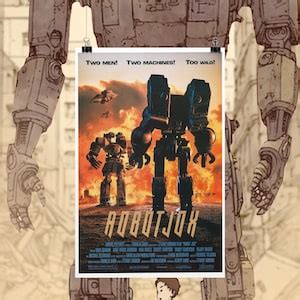 Robot Jox X Deluxe Poster Art Print Battle Mechs Stories Tall Etsy