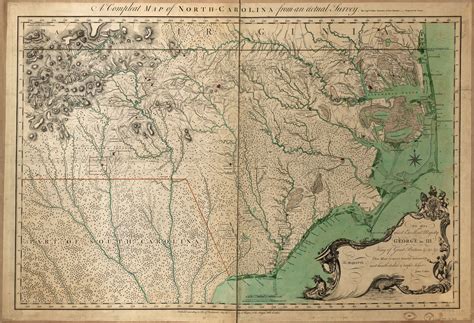 A Compleat Map Of North Carolina From An Actual Survey