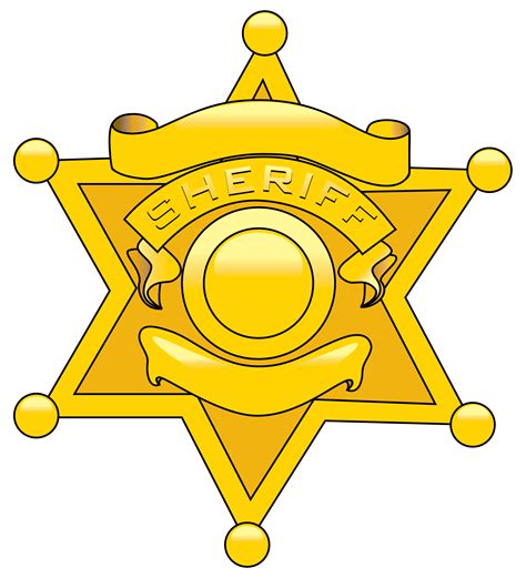 sheriff badge - Clip Art Library