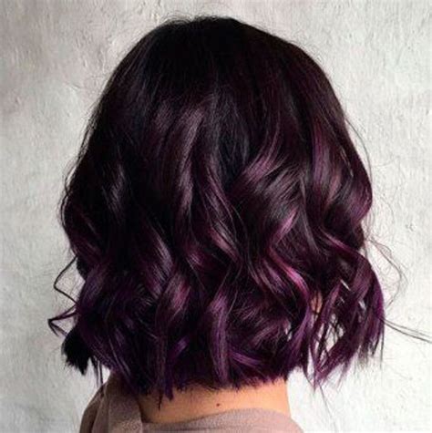 Blackberry Hair è l inaspettata primavera Hair Color Trend capelli viola balayage Dip dye hair