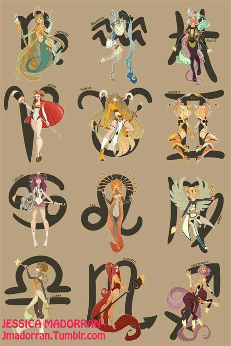 Pin By Diem Tran On 12 Cung Hoàng đạo Anime Zodiac Zodiac Art