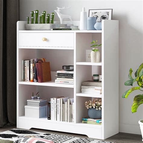 Wayfair White Bookcase For Small Space Aptdeco