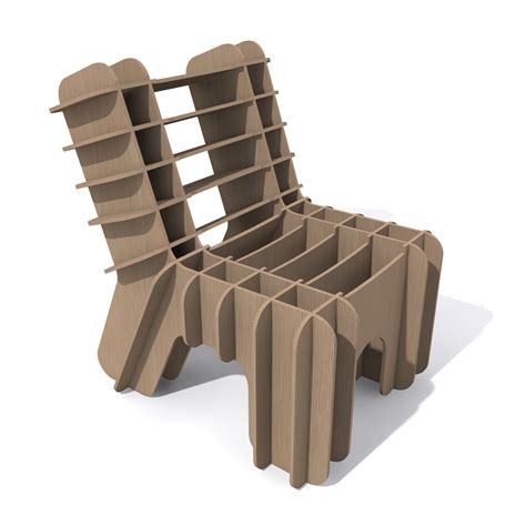 3ds Eco Friendly Cardboard Chair