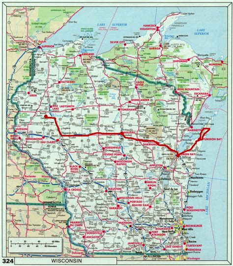 Wisconsin State Parks Map London Top Attractions Map