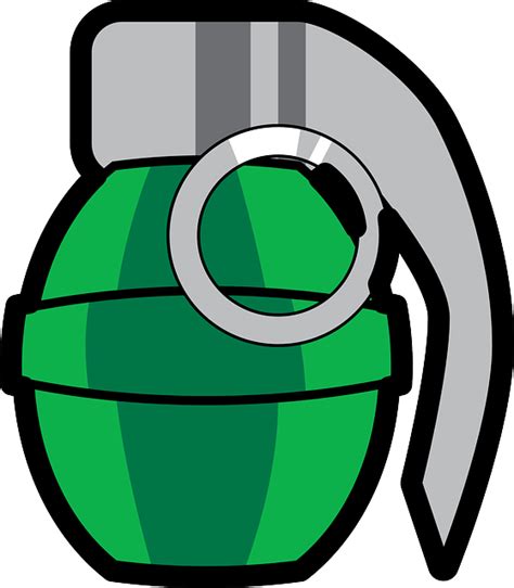 Grenade Bomb Explosion Free Vector Graphic On Pixabay