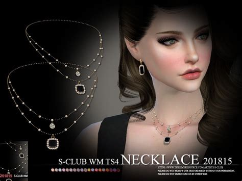The Sims Resource S Club Ts4 Wm Necklace F 201815