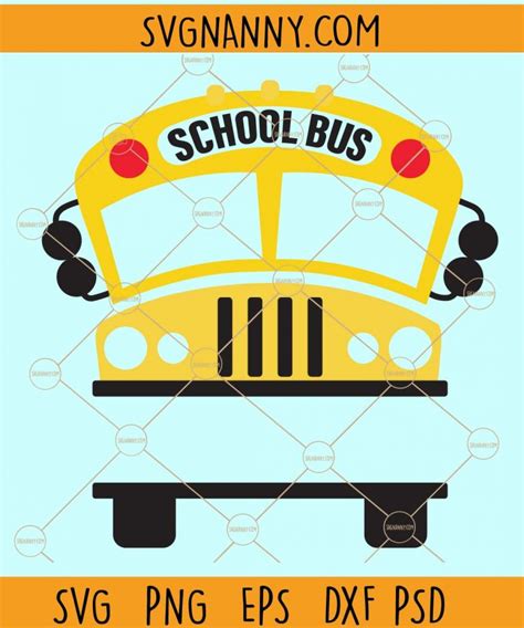 School Bus Driver Svg School Bus Svg Monogram Svg Back To School Svg