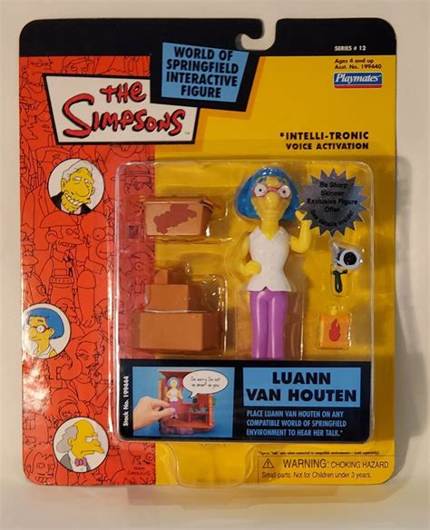 Playmates The Simpsons Wos World Of Springfield Luann Van Houten Series 12 4578531454