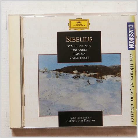 Herbert Von Karajan Sibelius Symphony No 5 Finlandia Vinyl Records Lp Cd On Cdandlp