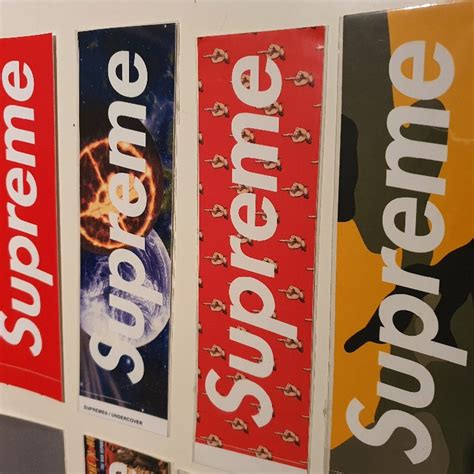 14x Rare Supreme Box Logo Stickers Bundle