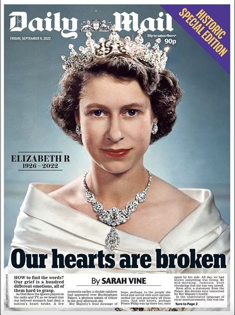 Heres How The Front Pages Are Covering The Death Of Queen Elizabeth Ii