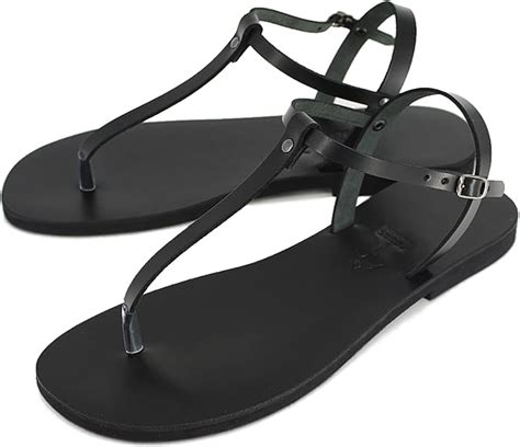 Sexy Leather Sandals Thong Sandals Barefoot T Strap