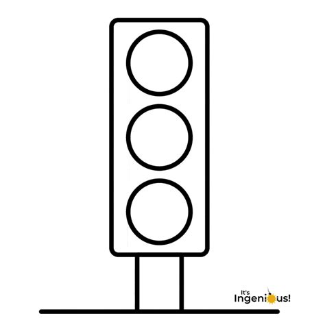 The Ultimate Traffic Light Coloring Page For Toddlers Its Ingenious