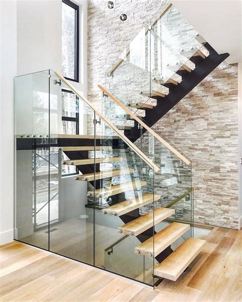 These staircases are visually more appealing than straight staircases and take up less linear floor space. Pin on cottage refresh