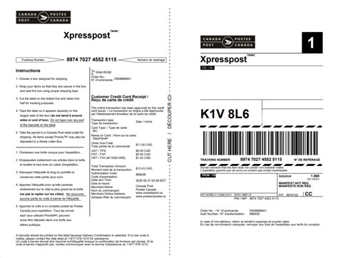The tracking number format is a sequence of letters and numbers that describes what the tracking number should consist of. Canada Post Tracking Number - EMS Tracking
