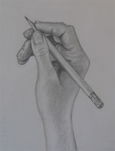 Hand Drawing Tutorial 12 Holding A Pencil Portrait Artist From