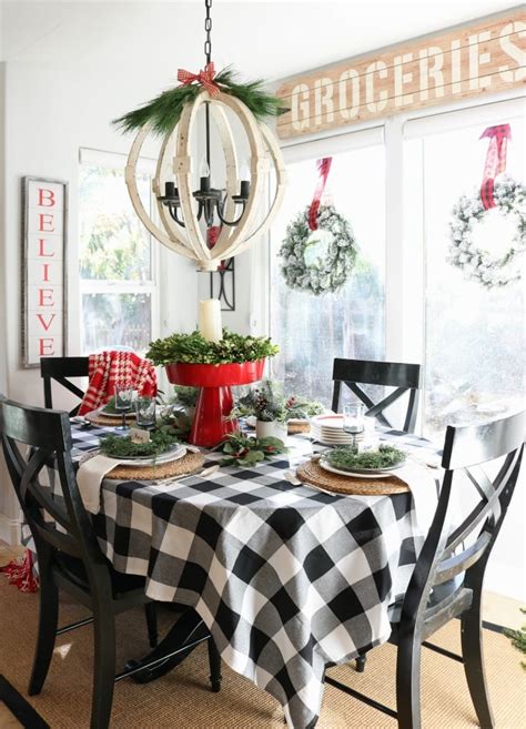 See more ideas about red and white kitchen, red and white, red kitchen. Buffalo Plaid Christmas Decor | Refresh Restyle