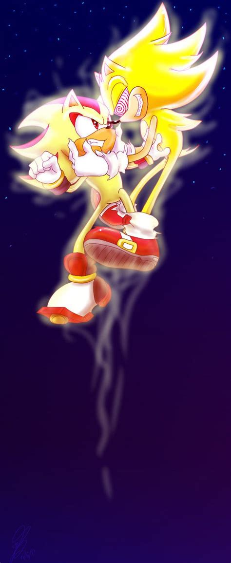 Fleetway Super Sonic Vs Super Shadow By Alphacomics On Deviantart