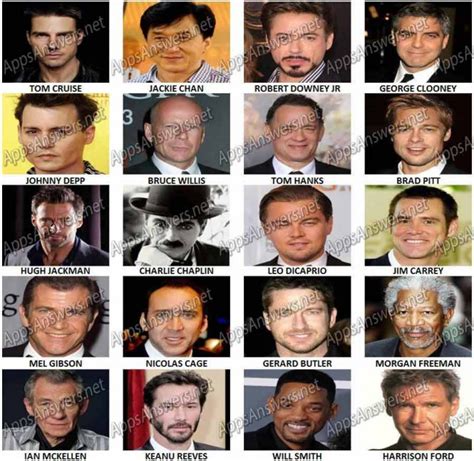 100 Pix Quiz Actors Answers Apps Answers Net