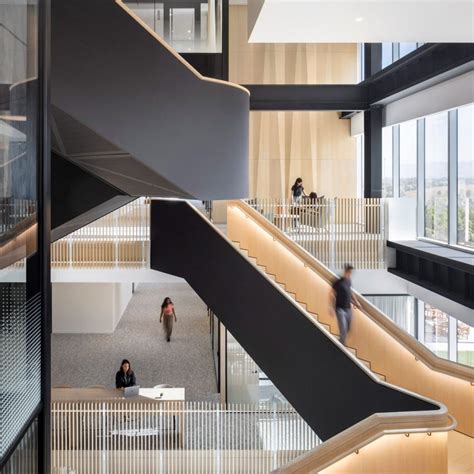 Black Staircases Link Sc Workplace By Behnisch Architekten Designlab