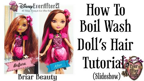 This type of product does not fade until the hair length grows. How to Boil Wash Dolls Hair & Straightening Tutorial ...