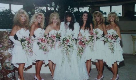 Brandi Brant At Her Wedding To Nikki Sixx Bridesmaids Include Heather