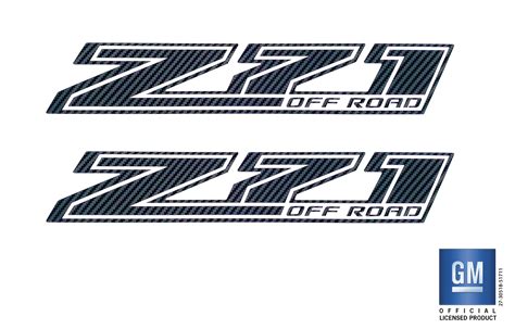 Chevy Colorado Z71 Off Road Bedside Decal 20142017 Black Carbon Fiber
