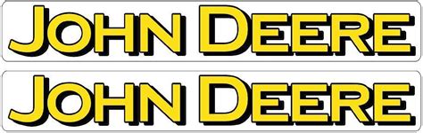 2 Large John Deere Logo Decals Sticker 13 12 X 2 Inch Tractor Gator