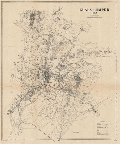 Kuala Lumpur Geographicus Rare Antique Maps