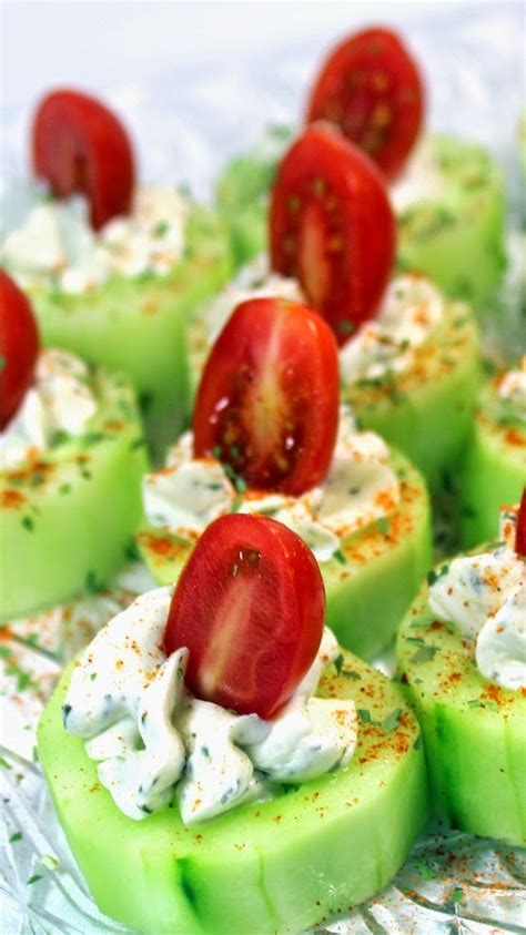 These festive appetizers are sure to impress your holiday guests. 52 Ways to Cook: Cucumber Bites with Herb Cream Cheese and ...