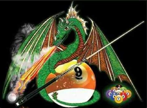 Kowloons' ball parade chapter 21. 9 ball dragon | Pool art, Billiards pool, Novelty christmas