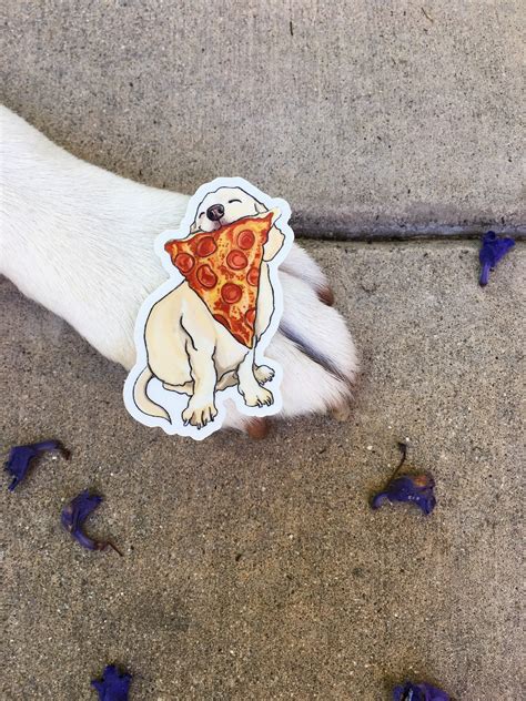 Pizza Doggo Sticker Etsy