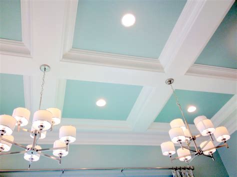 Paint Trayed Ceiling An Accent Color Tray Ceiling Ideas Box Ceiling