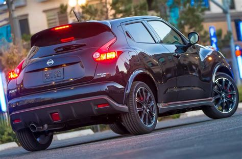 The 2015 nissan juke nismo rs confers bragging rights for its 215 horsepower engine, but the lesser trim juke nismo looks like a better value for those wanting a funky compact suv with excellent. Nissan Juke Nismo RS first drive