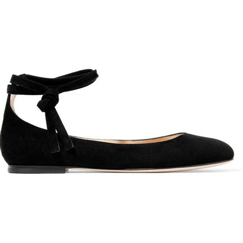 Gianvito Rossi Suede Ballet Flats Suede Ballet Flats Black Ballet