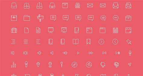Line Icon Set 105323 Free Icons Library