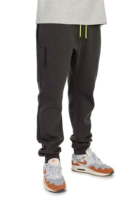 Matrix Black Edition Joggers Grey Lime Nathans Of Derby